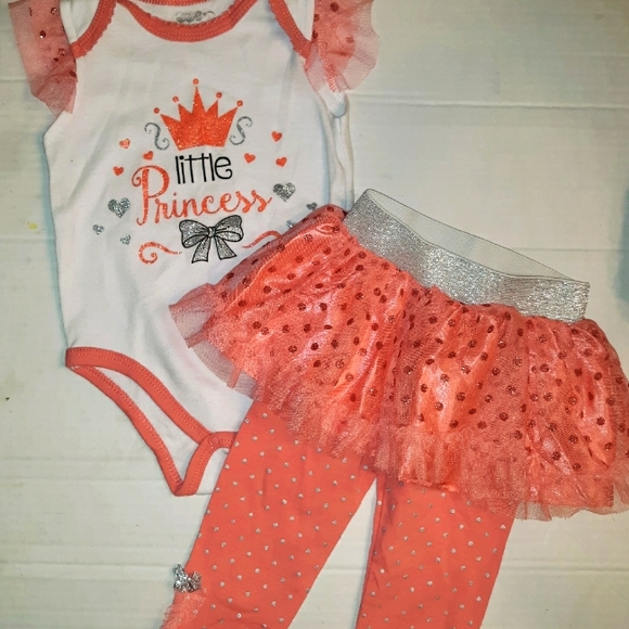 Beautiful Baby Girl Tutu Pant Onesie Sparkle Set 6 - Picture 10 of 15